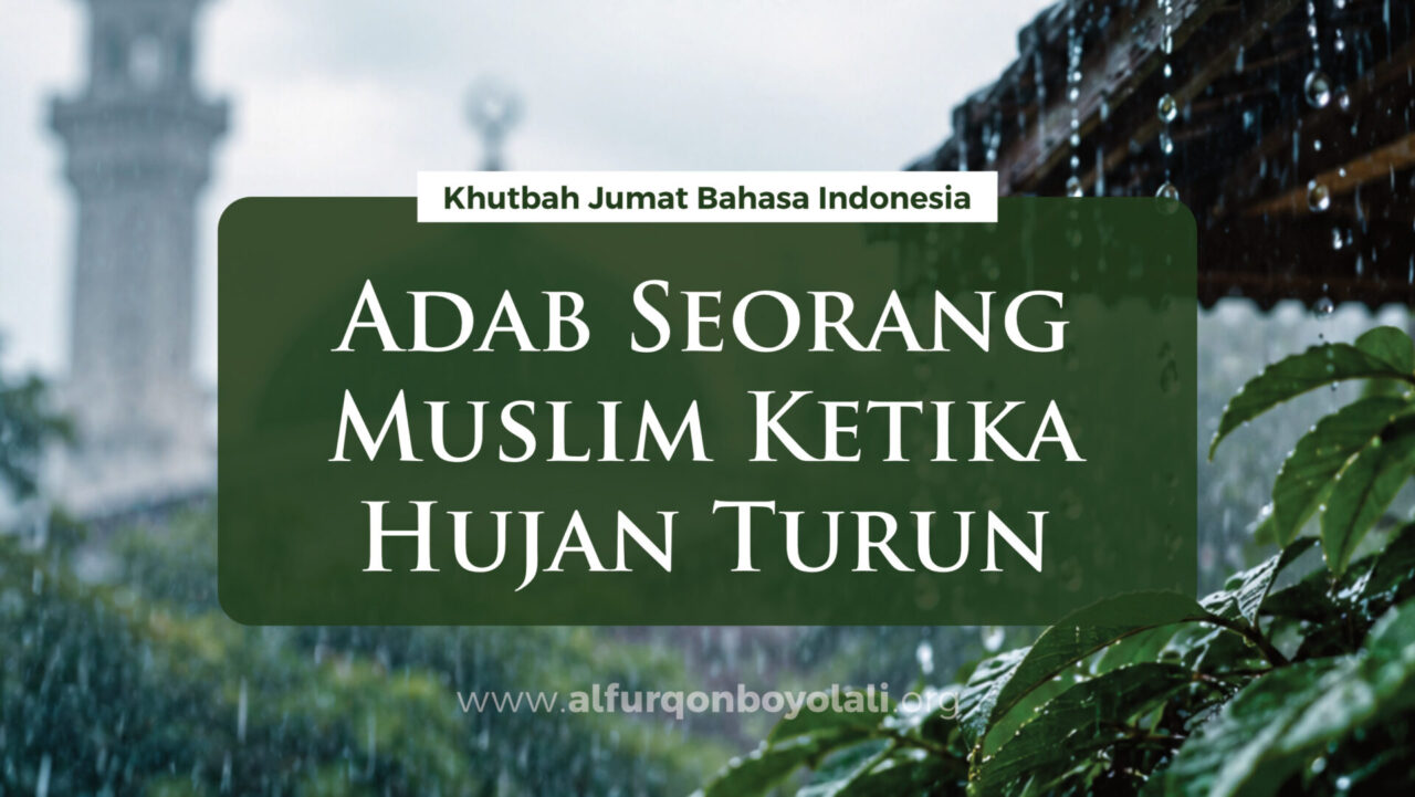 Adab Muslim Saat Hujan Turun