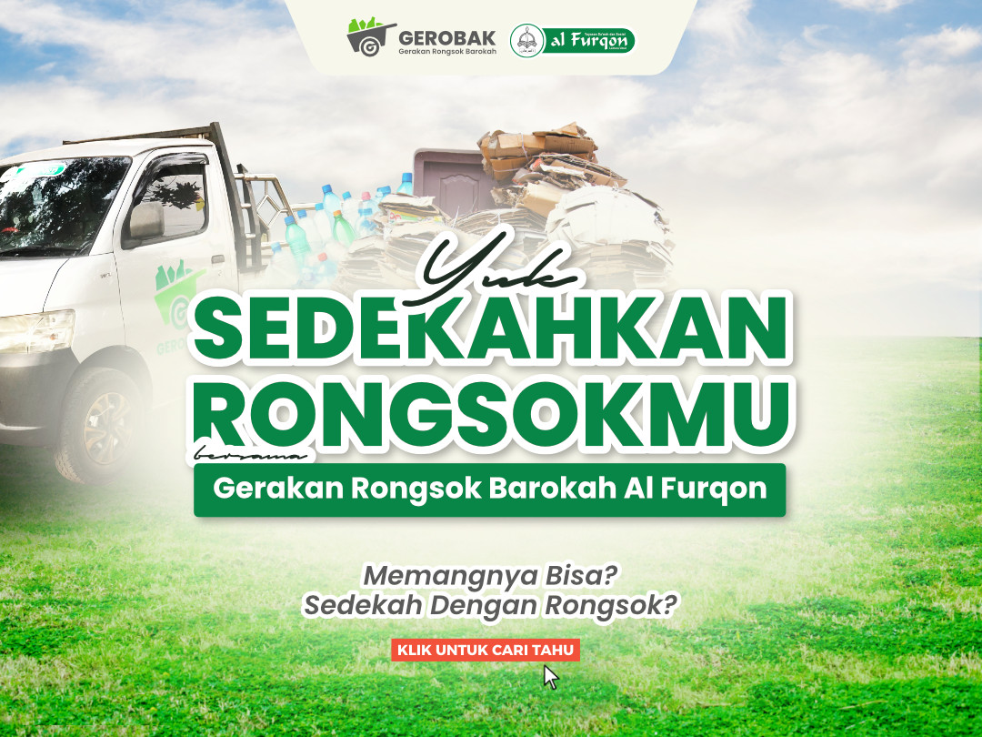 Banner Website (Sedekah Sampah) versi mobile