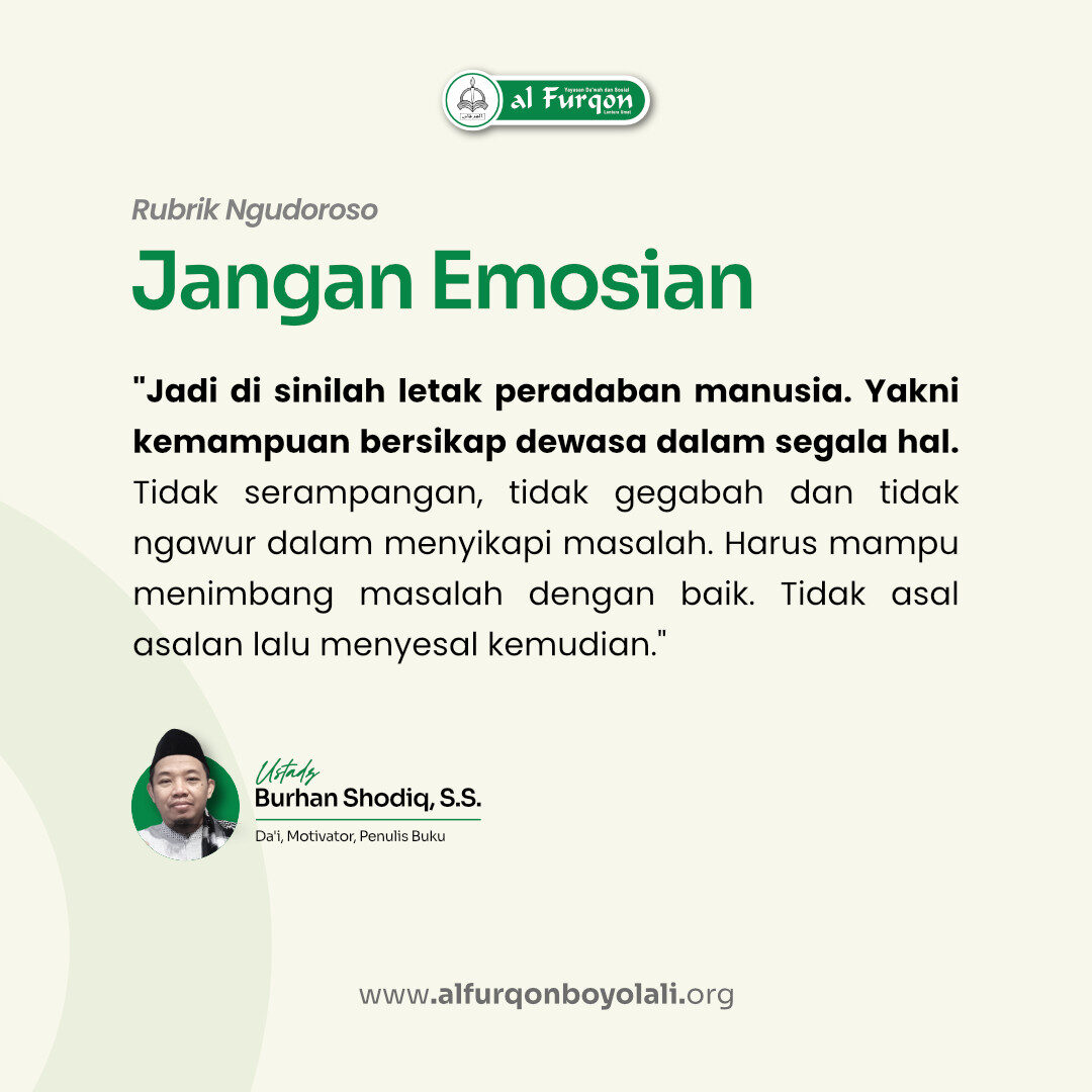 Jangan emosian