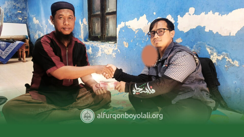 Serah terima donasi palestina bulan agustus.
